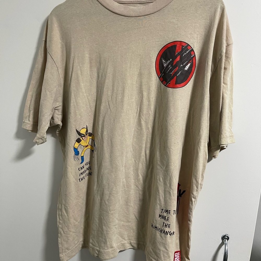 Wolverine Beige Graphic Tee - Picture 1 of 4